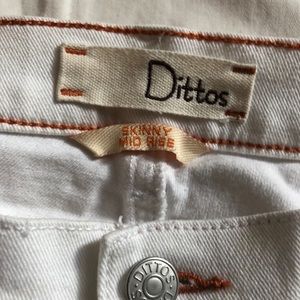 Dittos White Jeans, Ripped